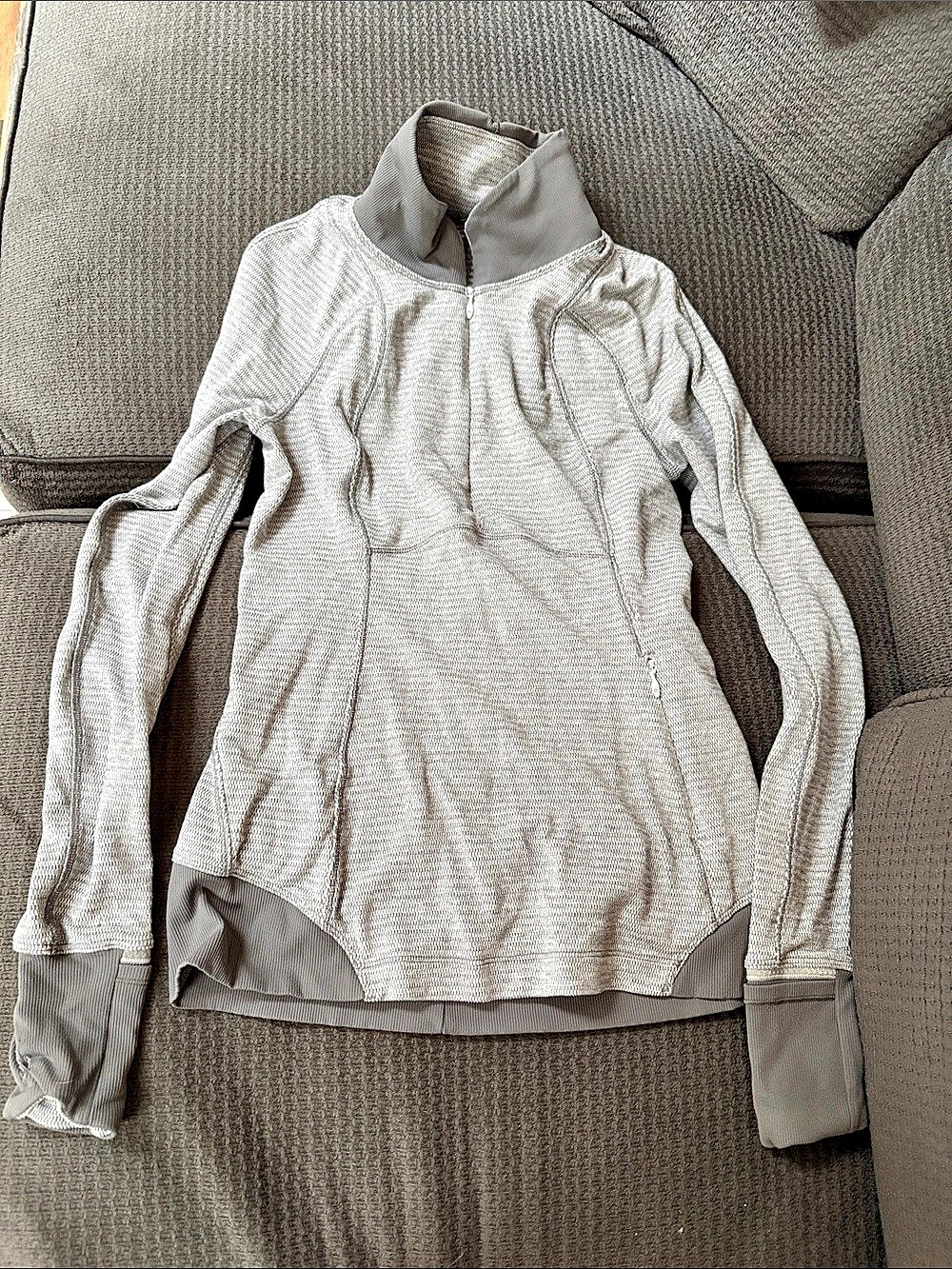 Lululemon Scuba Oversized Half-Zip Hoodie Gray